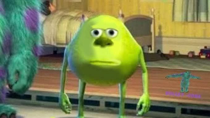 Meme Mike Wazowski de Monstros S.A.