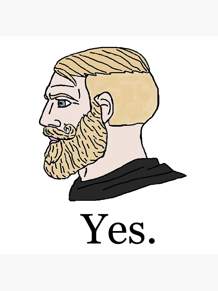 yes meme | Art Board Print