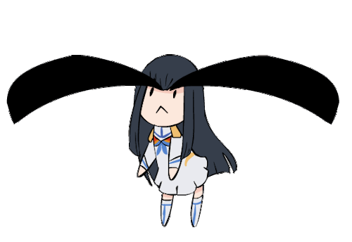 Never let me Google search Satsuki eyebrows or this happens –  @robert-eo-swagwagon on Tumblr