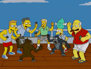 simpsons-monkey-fight.gif