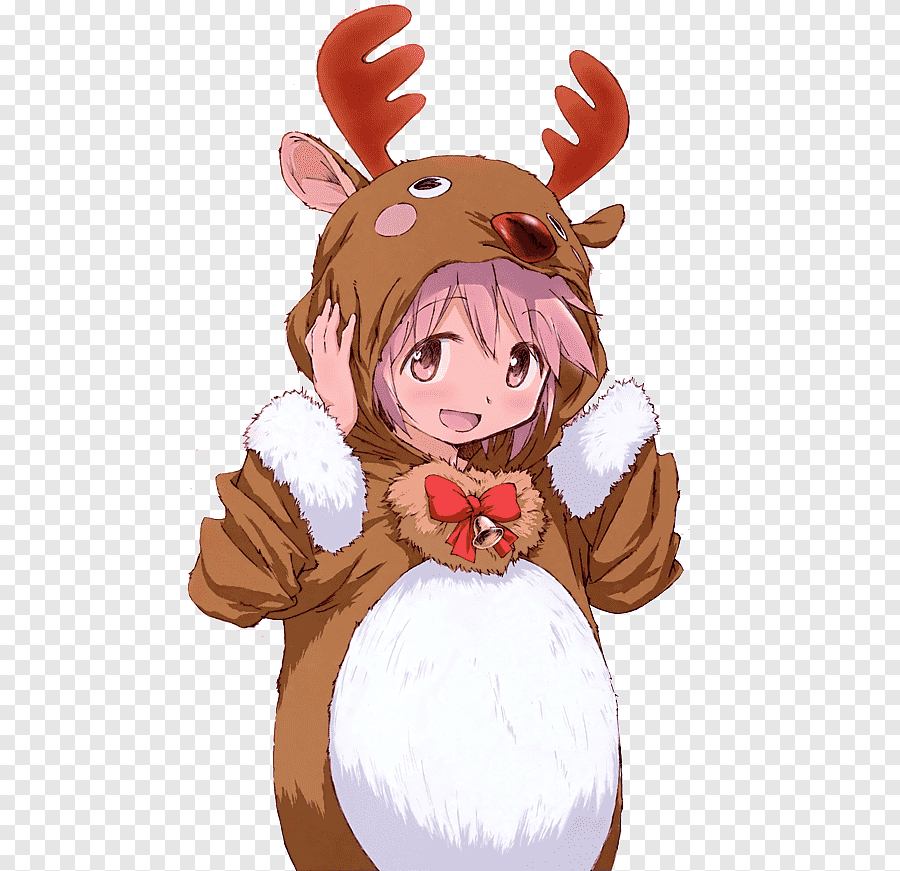 png-clipart-homura-akemi-comiket-magical-girl-anime-reindeer-dancing-christmas-deer-antler-mammal.png
