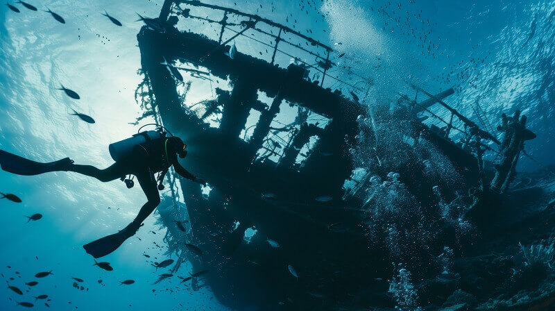 damage-titanic-with-scuba-diver.jpg