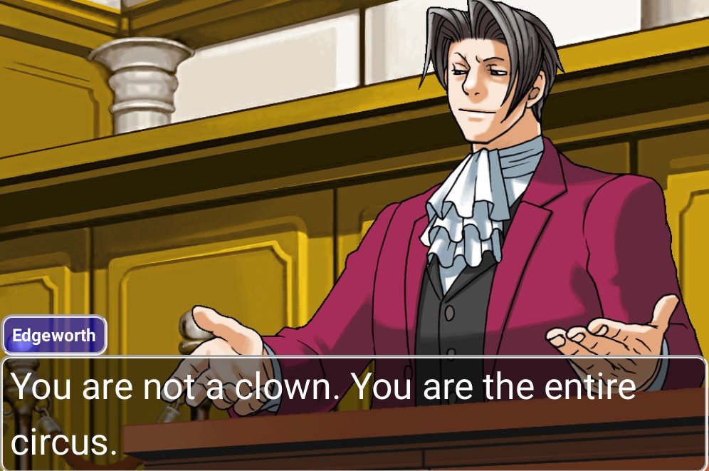 Edgeworth says it like it is. | Phoenix Wright: Ace Attorney | Know ...