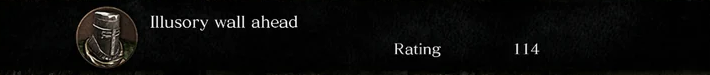 Dark Souls sign: Illusionary wall ahead